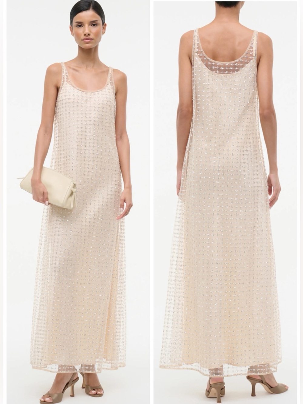 STAUD Aurielle Beaded Tulle Gown SZ
US 8 NWT